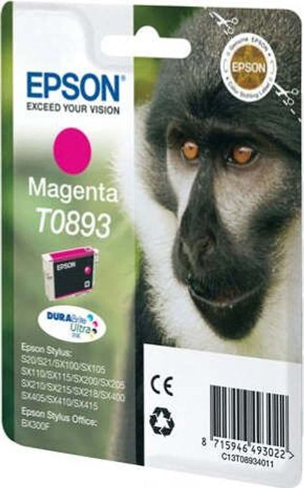 Epson - Cartuccia ink - Magenta - T0893 - C13T08934011 - 3 5ml Elettronica/Informatica/Stampanti e accessori/Accessori per stampanti a inchiostro e laser/Cartucce d'inchiostro Eurocartuccia - Pavullo, Commerciovirtuoso.it