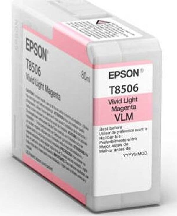 Epson - Cartuccia ink - Magenta - T8506 - C13T850600 - 80ml Elettronica/Informatica/Stampanti e accessori/Accessori per stampanti a inchiostro e laser/Cartucce d'inchiostro Eurocartuccia - Pavullo, Commerciovirtuoso.it