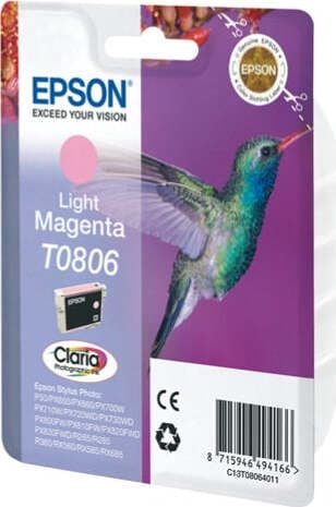 Epson - Cartuccia ink - Magenta chiaro - T0806 - C13T08064011 - 7 4ml Elettronica/Informatica/Stampanti e accessori/Accessori per stampanti a inchiostro e laser/Cartucce d'inchiostro Eurocartuccia - Pavullo, Commerciovirtuoso.it