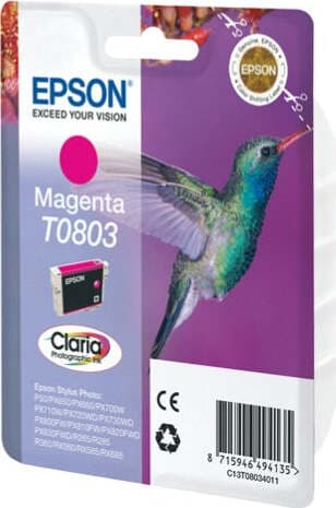Epson - Cartuccia ink - Magenta Photo - T0803 - C13T08034011 - 7 4ml Elettronica/Informatica/Stampanti e accessori/Accessori per stampanti a inchiostro e laser/Cartucce d'inchiostro Eurocartuccia - Pavullo, Commerciovirtuoso.it