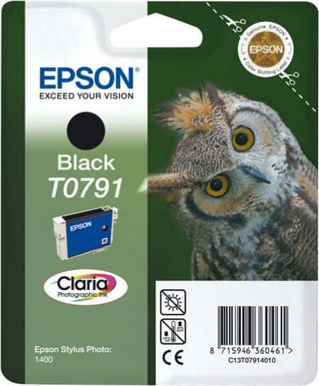 Epson - Cartuccia ink - Nero - T0791 - C13T07914010 - 11 1ml Elettronica/Informatica/Stampanti e accessori/Accessori per stampanti a inchiostro e laser/Cartucce d'inchiostro Eurocartuccia - Pavullo, Commerciovirtuoso.it