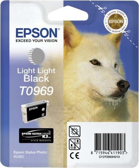 Epson - Cartuccia ink - Nero chiaro chiaro - T0969 - C13T09694010 - 11 4ml Elettronica/Informatica/Stampanti e accessori/Accessori per stampanti a inchiostro e laser/Cartucce d'inchiostro Eurocartuccia - Pavullo, Commerciovirtuoso.it