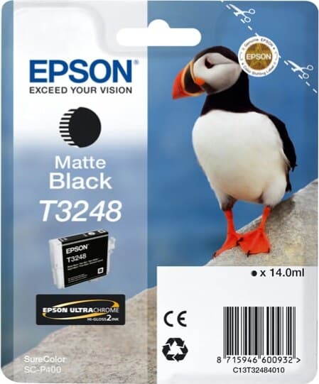 Epson - Cartuccia ink - Nero opaca - T3248 - C13T32484010 - 14ml Elettronica/Informatica/Stampanti e accessori/Accessori per stampanti a inchiostro e laser/Cartucce d'inchiostro Eurocartuccia - Pavullo, Commerciovirtuoso.it