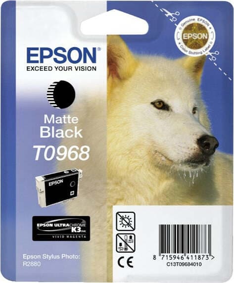 Epson - Cartuccia ink - Nero opaco - T0968 - C13T09684010 - 11 4ml Elettronica/Informatica/Stampanti e accessori/Accessori per stampanti a inchiostro e laser/Cartucce d'inchiostro Eurocartuccia - Pavullo, Commerciovirtuoso.it