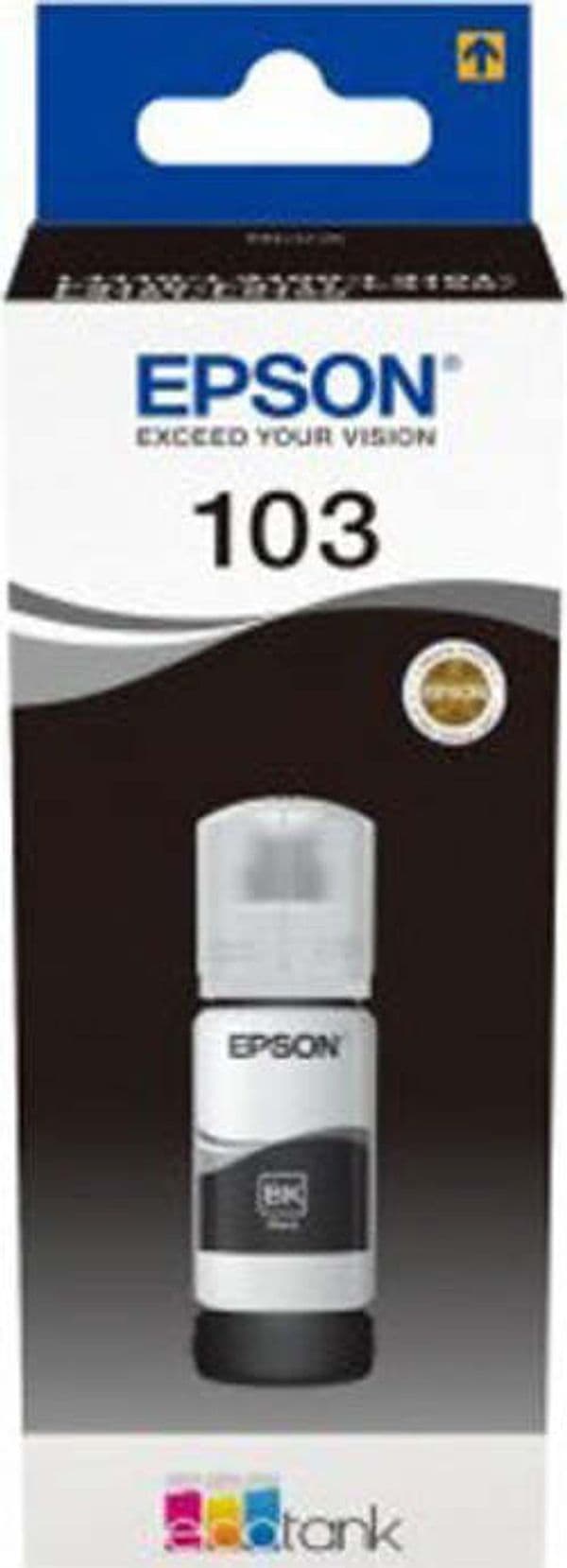 Epson - Eco Tank - 103 - Nero - C13T00S14A10 - 65 ml Elettronica/Informatica/Stampanti e accessori/Accessori per stampanti a inchiostro e laser/Cartucce d'inchiostro Eurocartuccia - Pavullo, Commerciovirtuoso.it