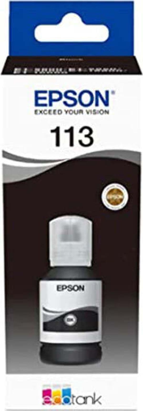 Epson - Eco Tank - 113 - Nero - C13T06B140 - 127 ml Elettronica/Informatica/Stampanti e accessori/Accessori per stampanti a inchiostro e laser/Cartucce d'inchiostro Eurocartuccia - Pavullo, Commerciovirtuoso.it