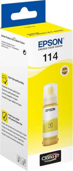 Epson - Eco Tank - 114 - Giallo - C13T07B440 - 70 ml Elettronica/Informatica/Stampanti e accessori/Accessori per stampanti a inchiostro e laser/Cartucce d'inchiostro Eurocartuccia - Pavullo, Commerciovirtuoso.it