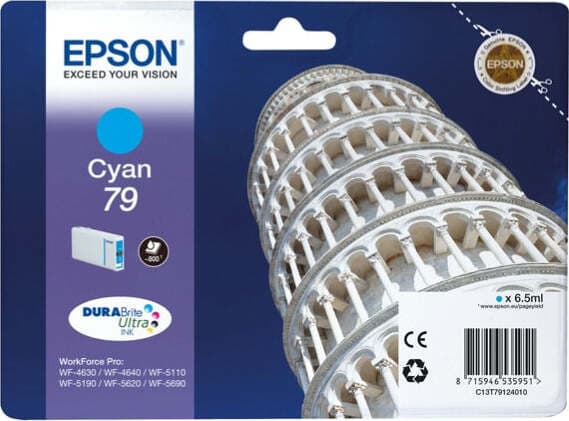 Epson - Tanica - 79 - Ciano - C13T79124010 - 6 5ml Elettronica/Informatica/Stampanti e accessori/Accessori per stampanti a inchiostro e laser/Cartucce d'inchiostro Eurocartuccia - Pavullo, Commerciovirtuoso.it