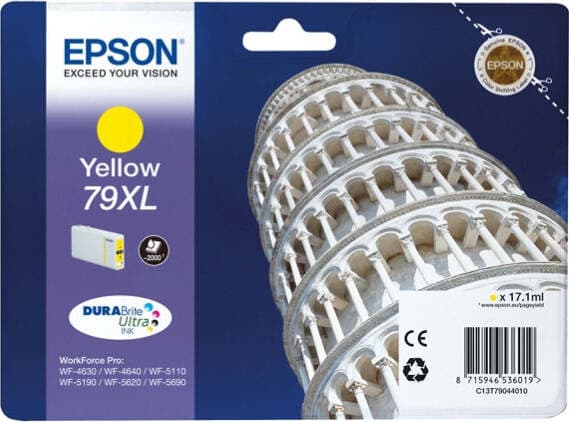 Epson - Tanica - 79XL - Giallo - C13T79044010 - 17 1ml Elettronica/Informatica/Stampanti e accessori/Accessori per stampanti a inchiostro e laser/Cartucce d'inchiostro Eurocartuccia - Pavullo, Commerciovirtuoso.it