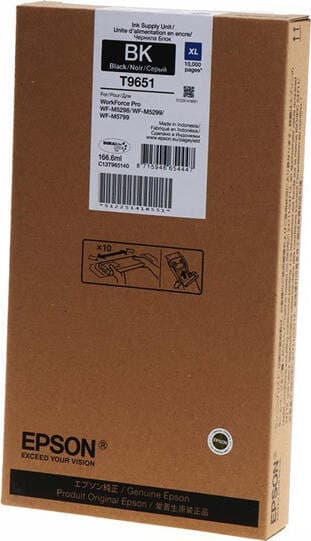 Epson - Tanica - Nero - C13T965140 - 10.000 pag Elettronica/Informatica/Stampanti e accessori/Accessori per stampanti a inchiostro e laser/Cartucce d'inchiostro Eurocartuccia - Pavullo, Commerciovirtuoso.it