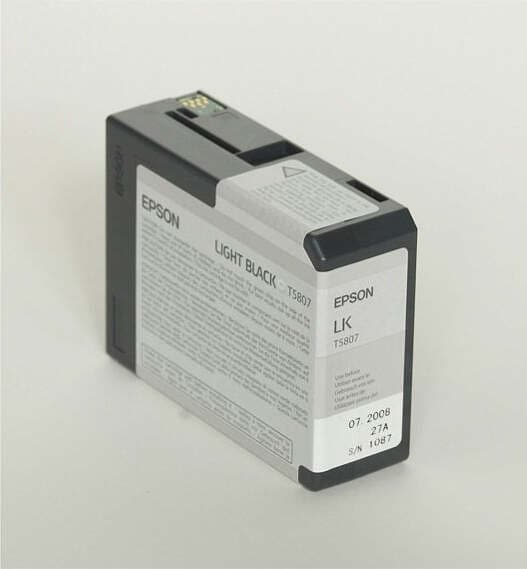 Epson - Tanica - Nero chiaro - T5807 - C13T580700 - 80ml Elettronica/Informatica/Stampanti e accessori/Accessori per stampanti a inchiostro e laser/Cartucce d'inchiostro Eurocartuccia - Pavullo, Commerciovirtuoso.it