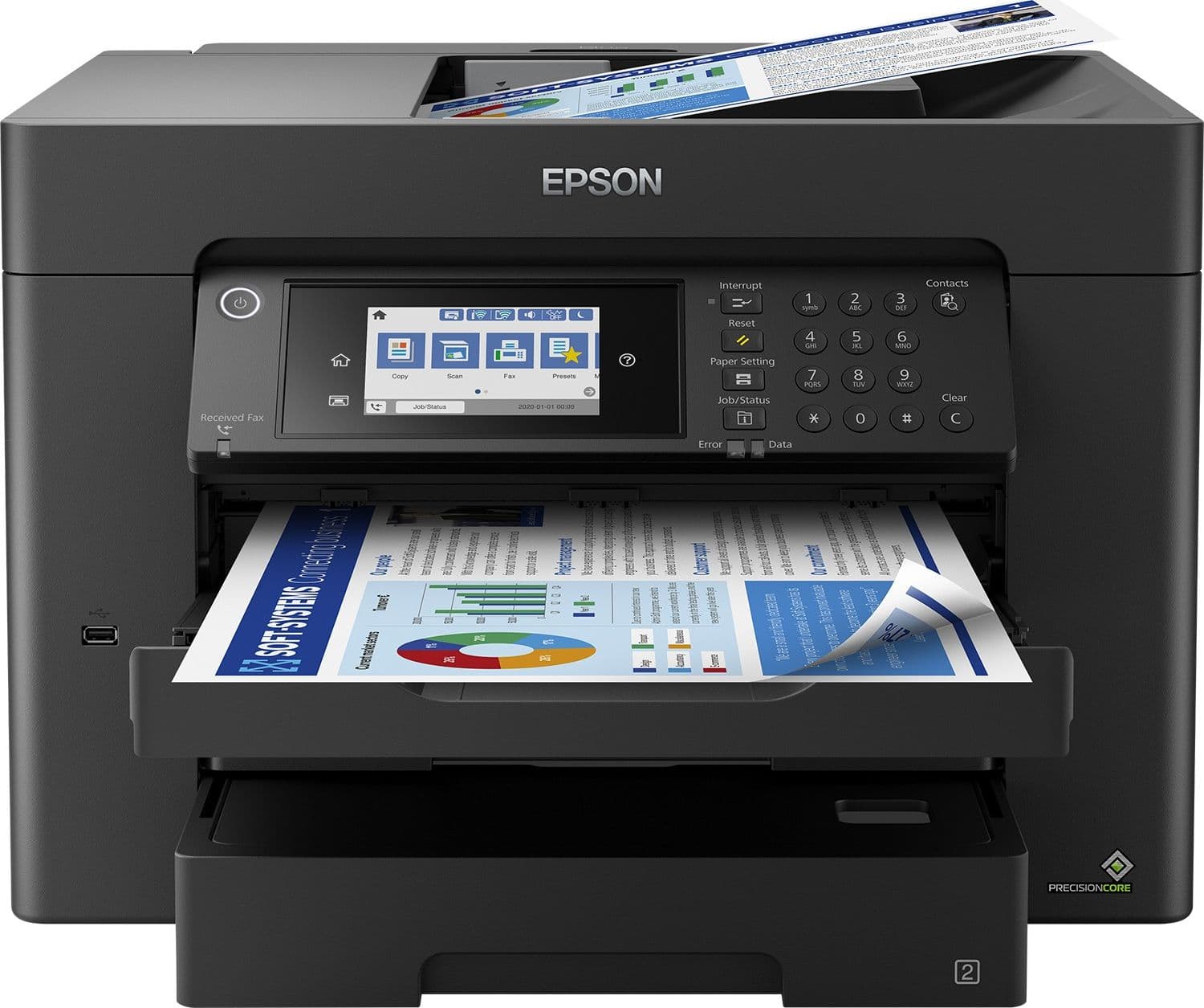 EPSON MULTIF. INK WF-7840DTWF A3 COLORI 12PPM 4800X2400DPI FRONTE/RETRO WIFI/ETHERNET - 4 IN 1
