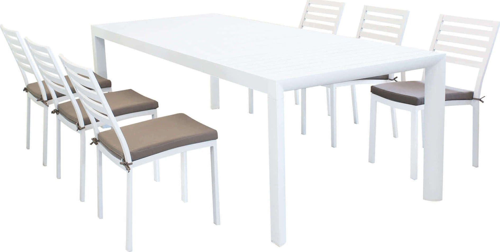EQUITATUS---set-tavolo-in-alluminio-cm-180/240x100x75-h-con-6-sedute-Bianco-Milani-Home
