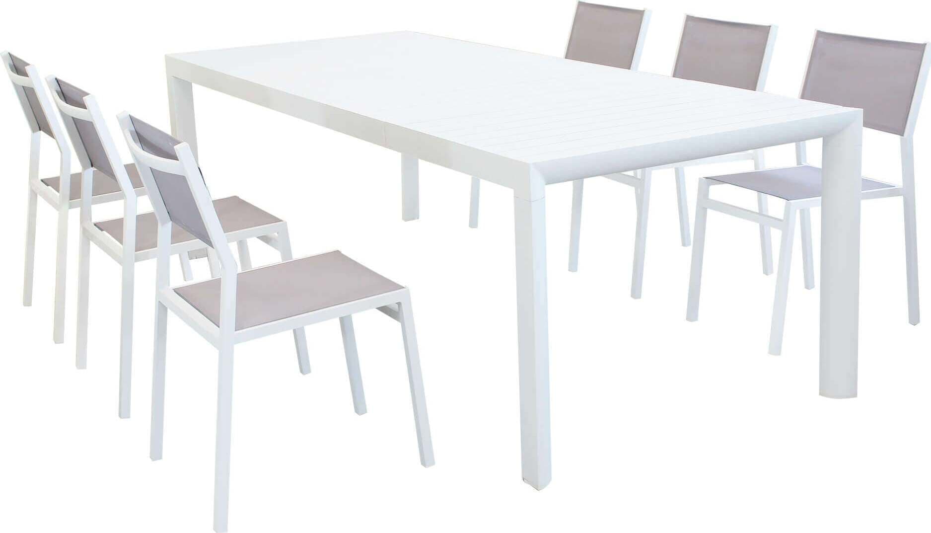 EQUITATUS---set-tavolo-in-alluminio-cm-180/240x100x75-h-con-6-sedute-Bianco-Milani-Home