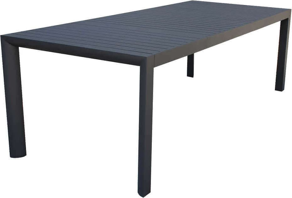 EQUITATUS---tavolo-da-giardino-allungabile-in-alluminio-160/240x100-Antracite-Milani-Home
