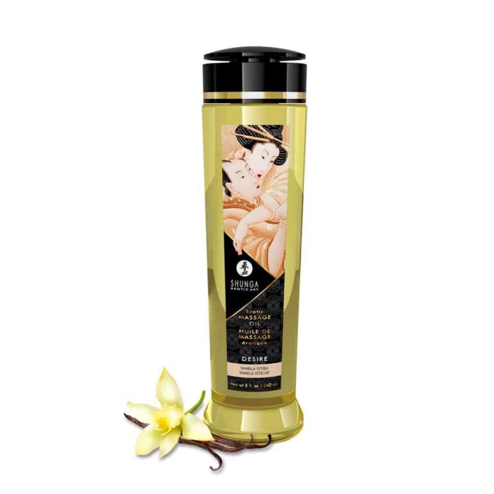 SHUNGA OLIO DA MASSAGGIO EROTICO ALLA VANIGLIA EROTIC MASSAGE OIL 240 ML VANILLA in Candele per massaggi Kondorama - Martinsicuro, commercioVirtuoso.it