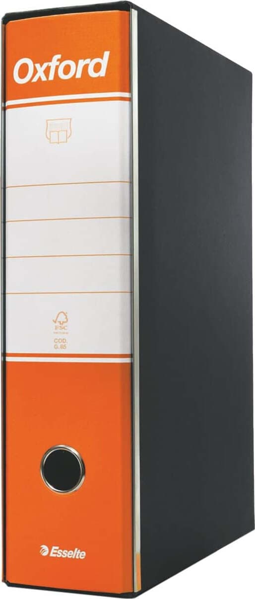 ESSELTE-Registratore-archivio-OXFORD-29,5-x-35,5-x-8,5-cm-Arancio