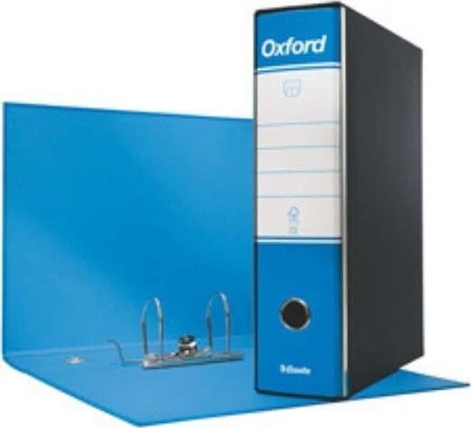 ESSELTE-Registratore-archivio-OXFORD-29,5-x-35,5-x-8,5-cm-Azzurro