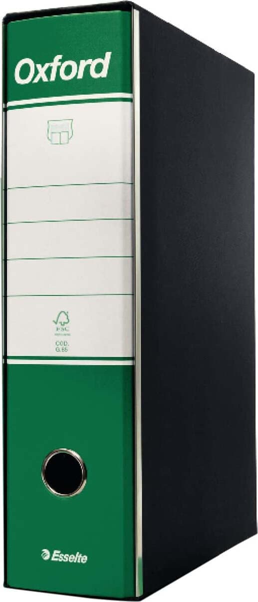 ESSELTE-Registratore-archivio-OXFORD-29,5-x-35,5-x-8,5-cm-Verde