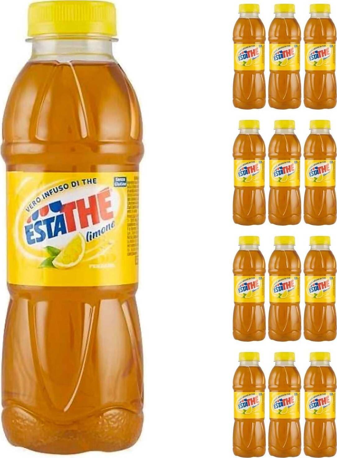 Estathé 12x Thè Freddo Al Limone Estathé Pet in Bottiglietta 33 Cl Confezione Da 12 Pezzi Alimentari e cura della casa/Caffè tè e bevande/Tè freddo e limonata/Tè freddo Franco Pausa Caffè - Albano Laziale, Commerciovirtuoso.it