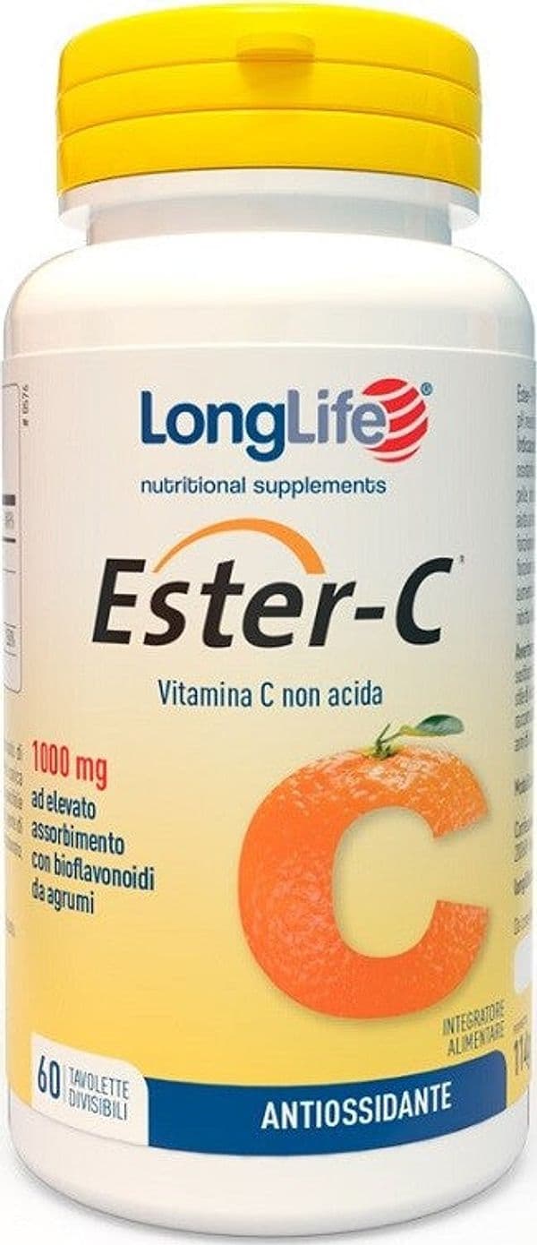 ESTER-C-1000-integratore-alimentare-60-tavolette-Long-Life