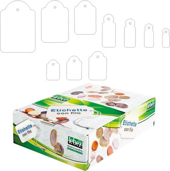 Etichette con filo A385 - 11 x 29 mm - bianco - Lebez - conf. 1000 pezzi Cancelleria e prodotti per ufficio/Archivio ufficio e accessori per scrivania/Etichette divisori per schedario e timbri/Etichette ed etichette adesive/Etichette per prezzatrici Eurocartuccia - Pavullo, Commerciovirtuoso.it