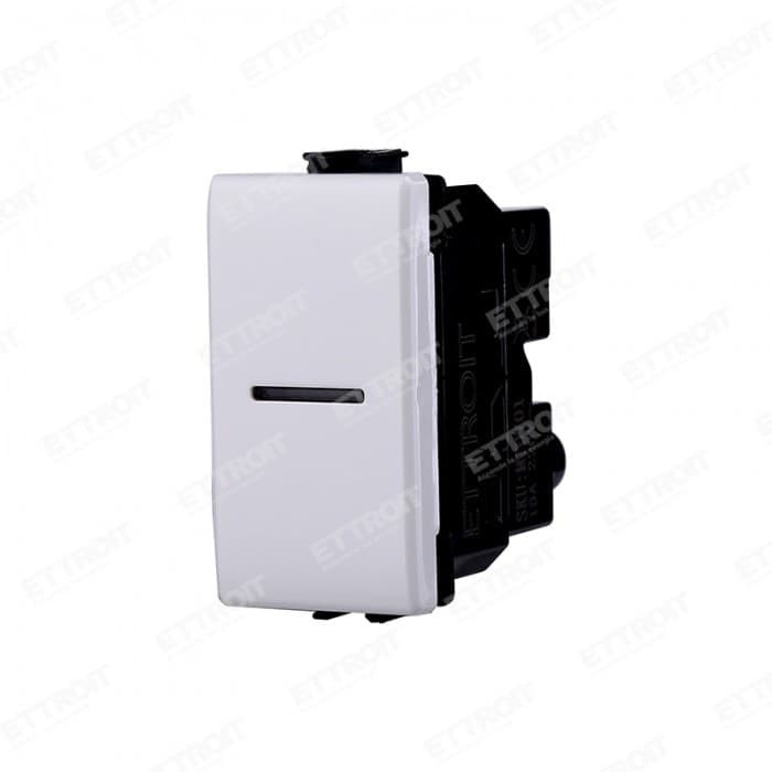 ETTROIT INTERRUTTORE 1P ASSIALE compatibile matix bticino| MT0501 Fai da te/Materiale elettrico/Prese elettriche ed accessori/Prese a muro Zencoccostore - Formia, Commerciovirtuoso.it