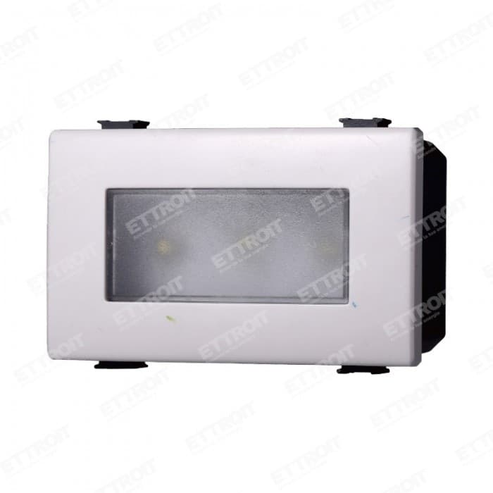 ETTROIT LAMPADA 3P SEGNAPASSO LED 220V ON/OFF 3000K compatibile matix btcino | MT0323 Fai da te/Materiale elettrico/Cablaggio di superficie/Scatole di derivazione Zencoccostore - Formia, Commerciovirtuoso.it