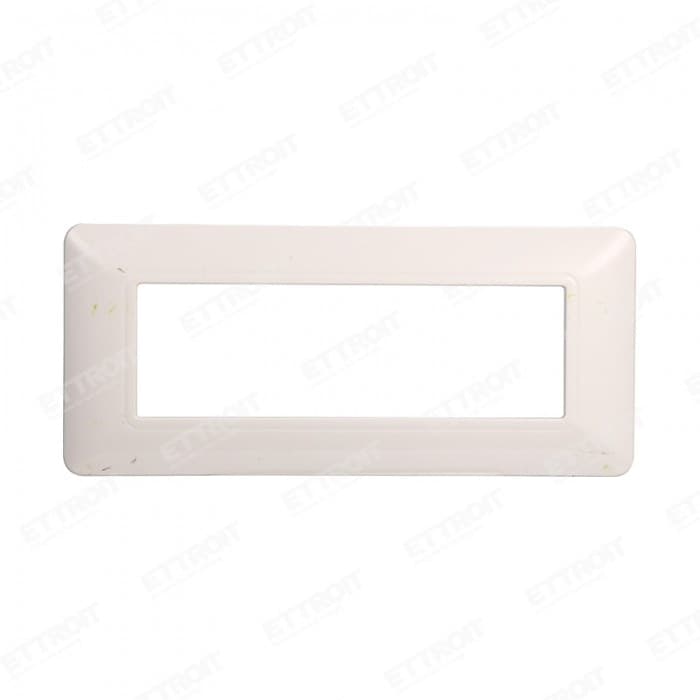 ETTROIT PLACCA PLASTICA 6P BIANCA compatibile matix bticino| MT83601 Fai da te/Materiale elettrico/Placche/Placche per prese Zencoccostore - Formia, Commerciovirtuoso.it