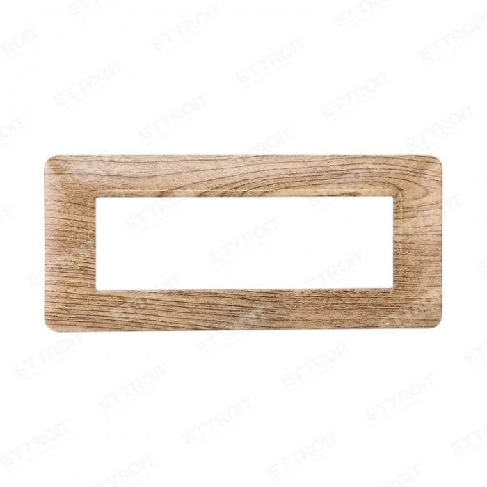 ETTROIT PLACCA PLASTICA 6P LEGNO CHIARO compatibile matix bticino| MT83604 Fai da te/Materiale elettrico/Placche/Placche per prese Zencoccostore - Formia, Commerciovirtuoso.it