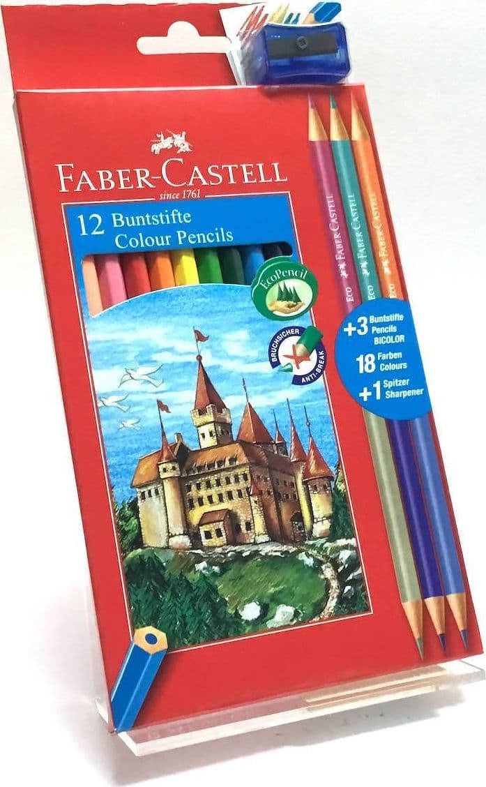 Faber Castelli Matite Colorate Classiche Matite Pastello Colorate Esagonali Per Scuola E Disegno Colori in Matite colorate Cartoleria Soluzione - Milazzo, commercioVirtuoso.it
