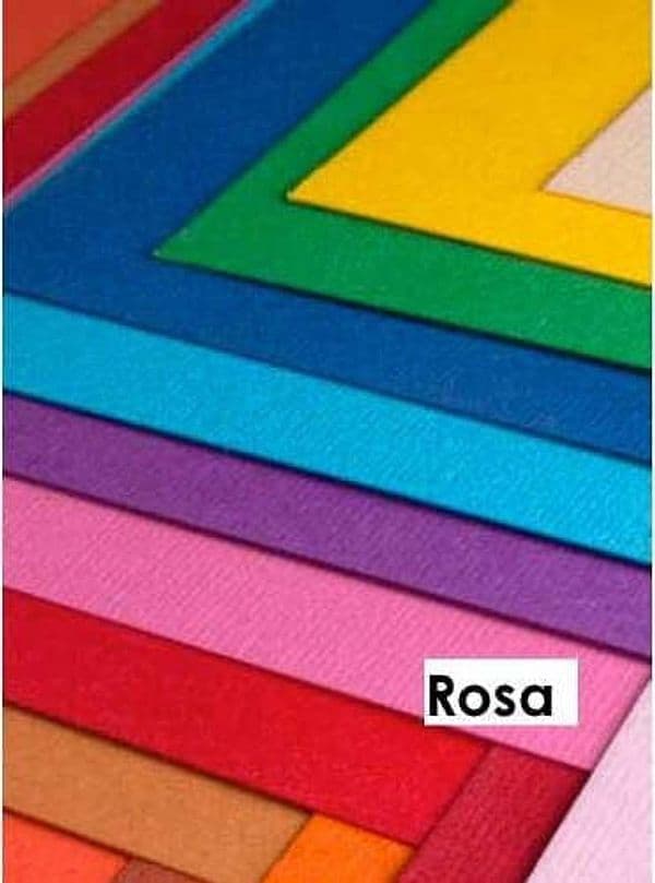 FABRIANO-Cartoncino-colorato-ELLE-ERRE-Rosa-50-x-70-cm