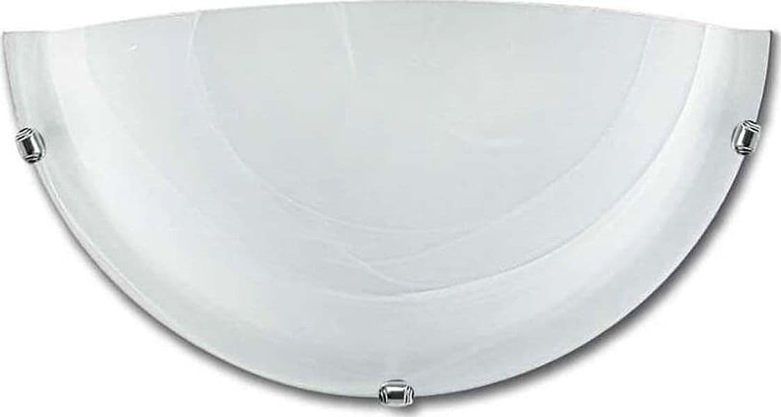 FAN-EUROPE---APPLIQUE-DUNA-CM-30-IN-VETRO-COLOR-ALABASTRO-BIANCO-E27-60WATT