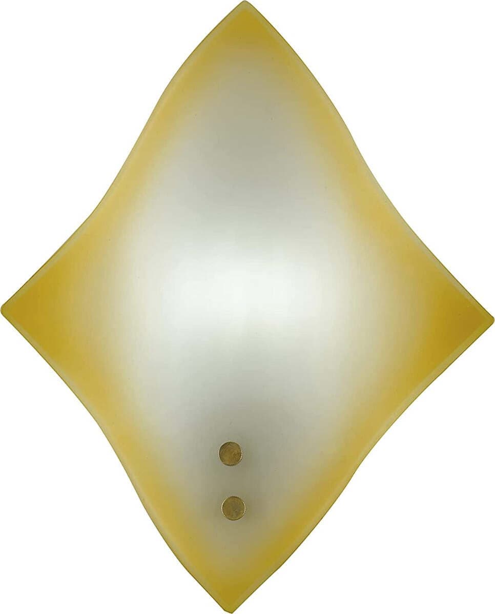 FAN-EUROPE--APPLIQUE-AQUILONE-AMBRA-IN-VETRO-23X23-CM-E27-60WATT