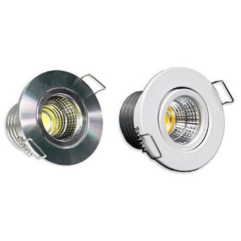 Faretto-1-Led-Cob-Incasso-3-Watt-270lm-Orientabile-Luce-Calda-Fredda-Naturale