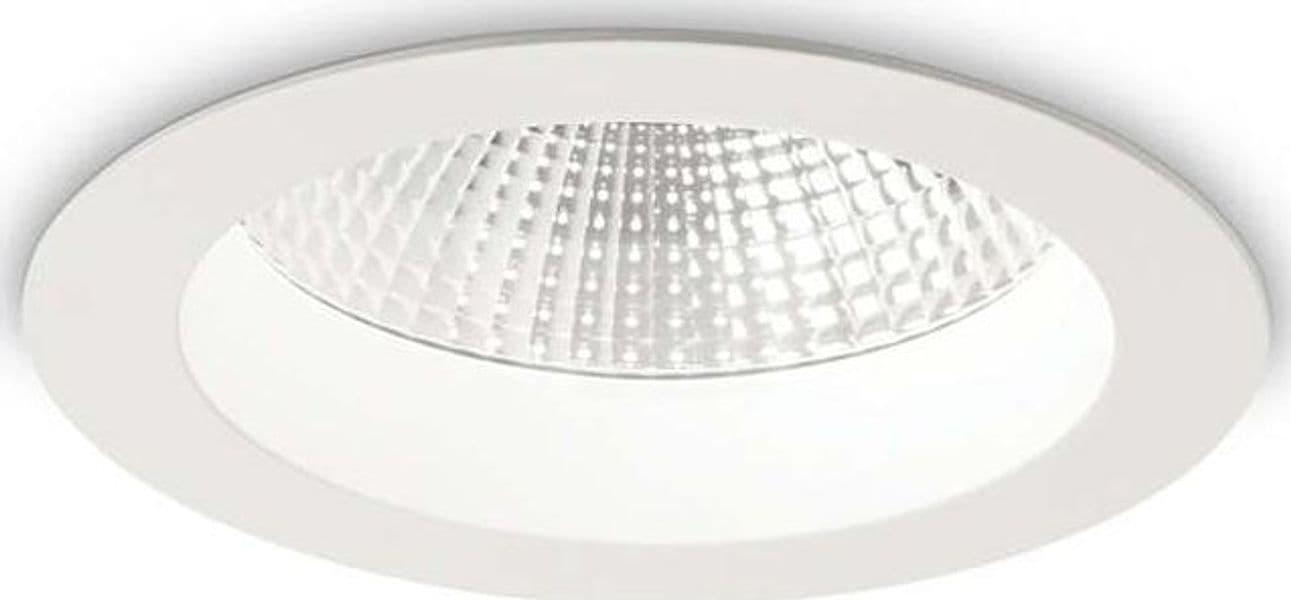 Faretto-A-Incasso-Basic-Fi-Alluminio-Bianco-Led-15W-3000K-Luce-Calda