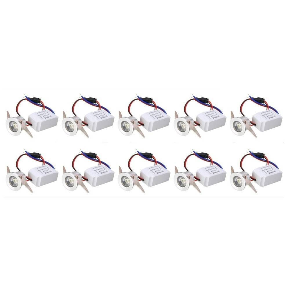 10x Faretto Led 1w Punto Luce Segnapasso Ad Incasso Scale Luce Calda Fredda 220v Faretti per interno Trade Shop italia - Napoli, Commerciovirtuoso.it