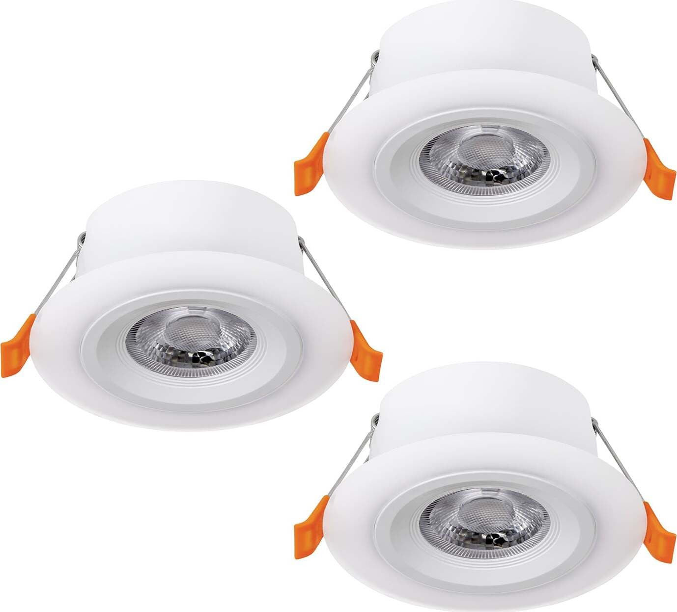 Faretto-Ad-Incasso-Contemporaneo-Calonge-Policarbonato-Bianco-3-Luci-Led-4,8W