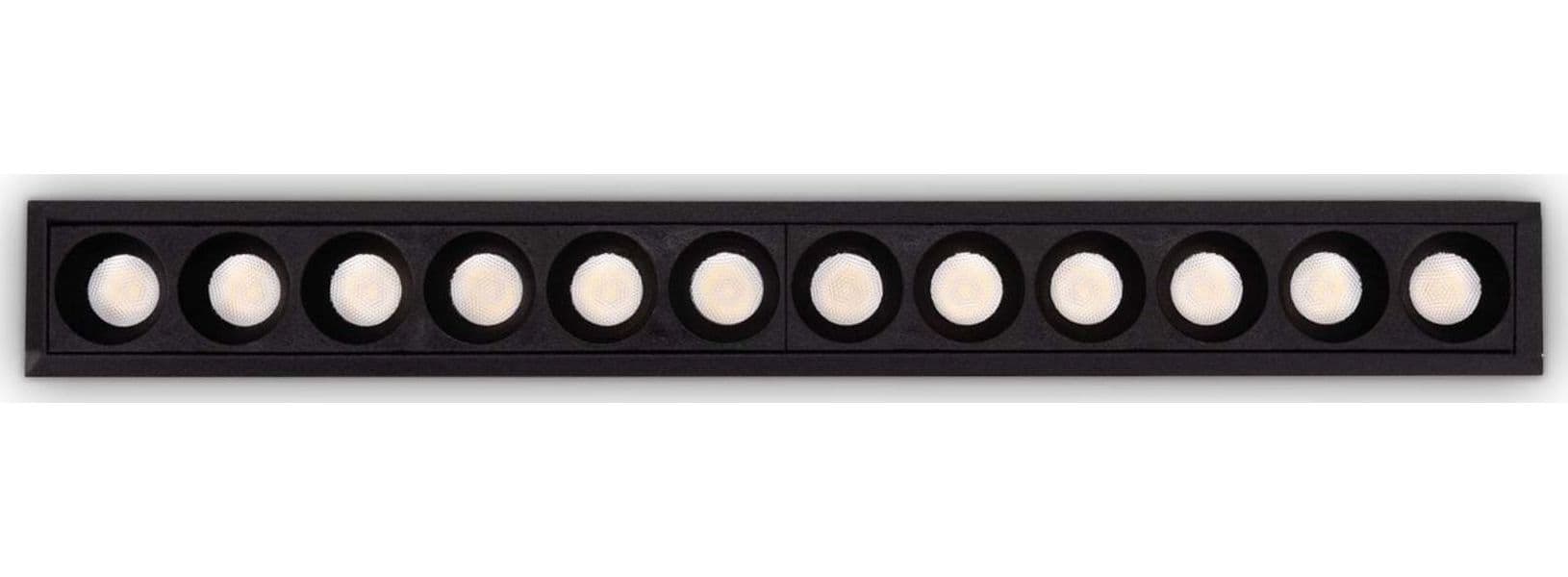 Faretto-Ad-Incasso-Contemporaneo-Lika-Alluminio-Nero-Led-19W-3000K-Ip20