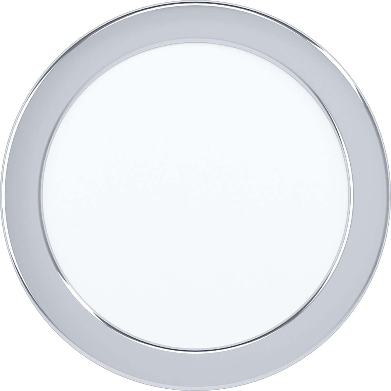 Faretto-Ad-Incasso-Moderno-Fueva-5-In-Acciaio-Cromo-Led-Integrato-11W-3000K