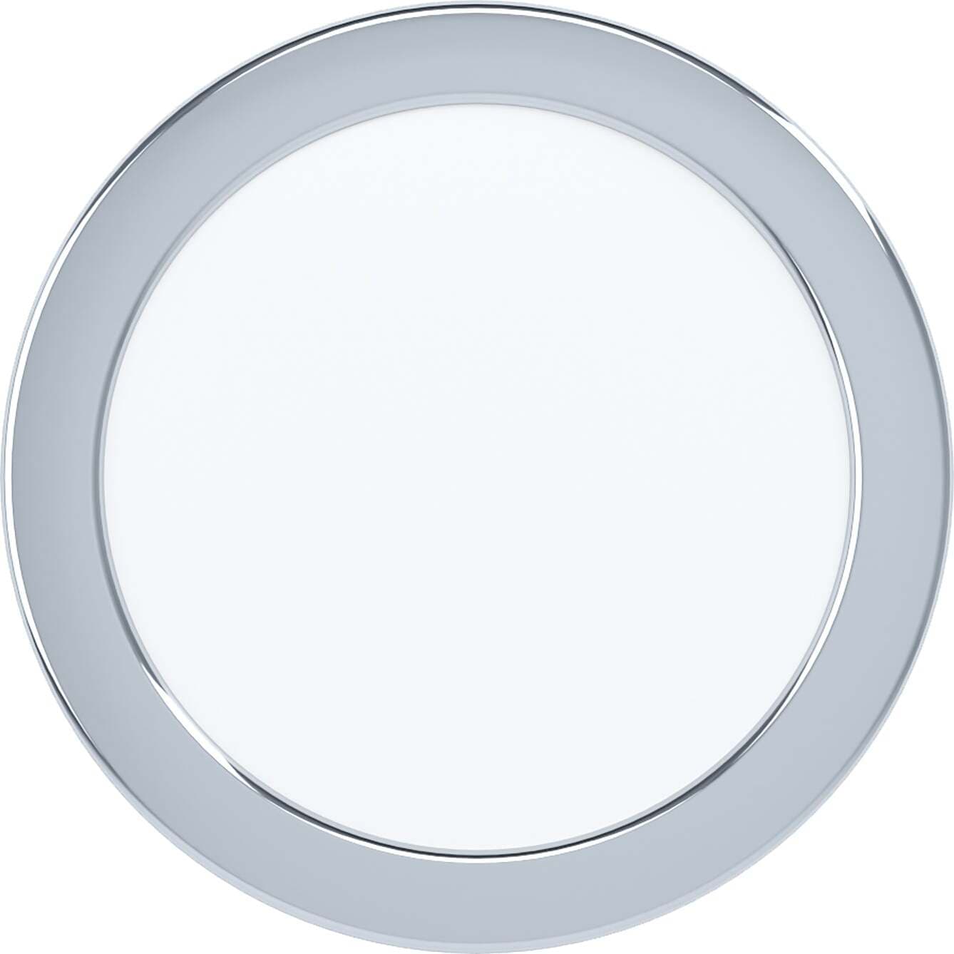 Faretto-Ad-Incasso-Moderno-Fueva-5-In-Acciaio-Cromo-Led-Integrato-11W-4000K