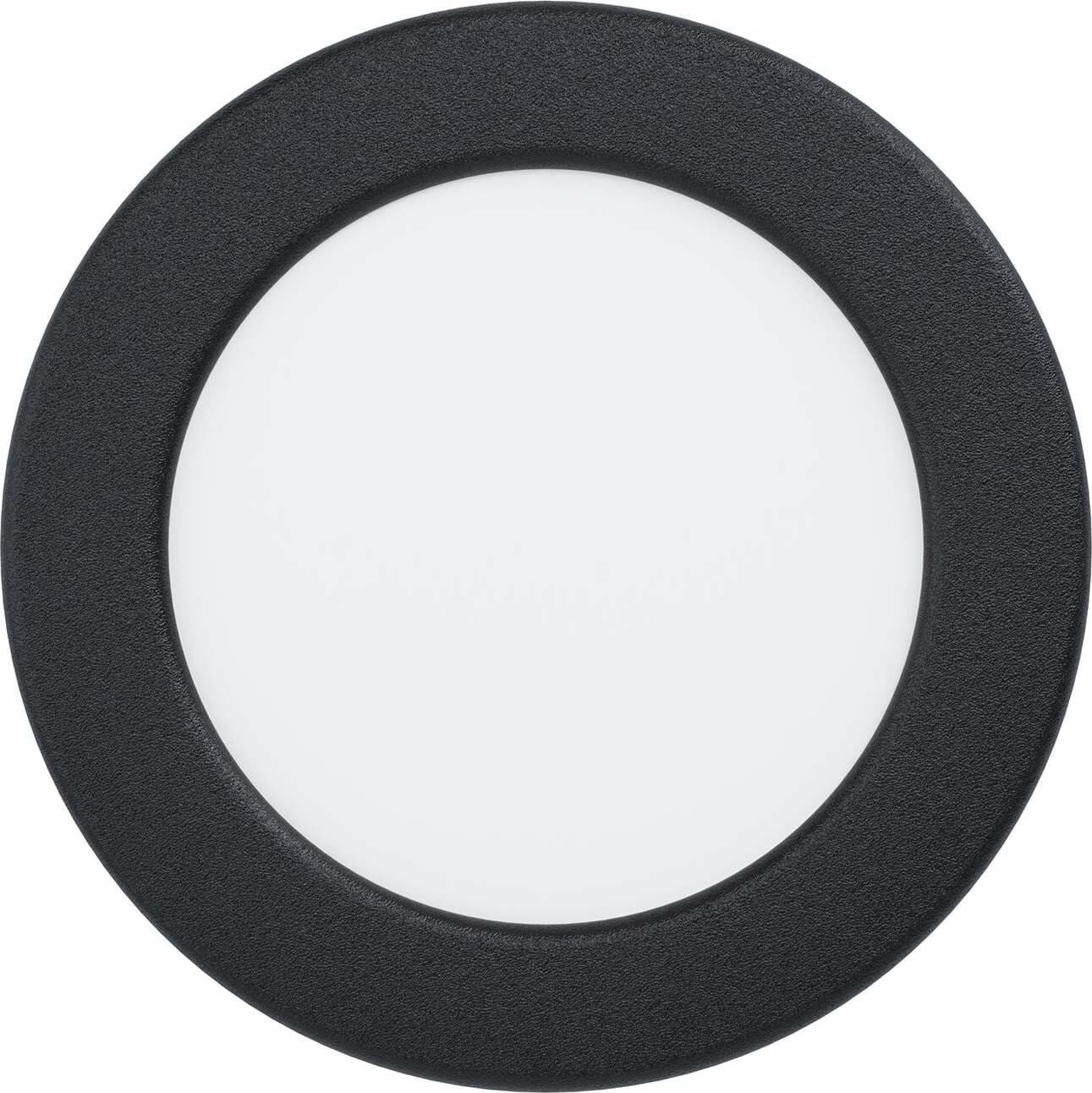 Faretto-Ad-Incasso-Moderno-Fueva-5-In-Acciaio-Nero-Led-Integrato-5,5W-4000K