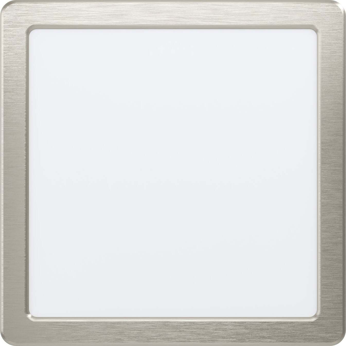 Faretto-Ad-Incasso-Moderno-Fueva-5-In-Acciaio-Nichel-Satinato-Led-17W-Ip20