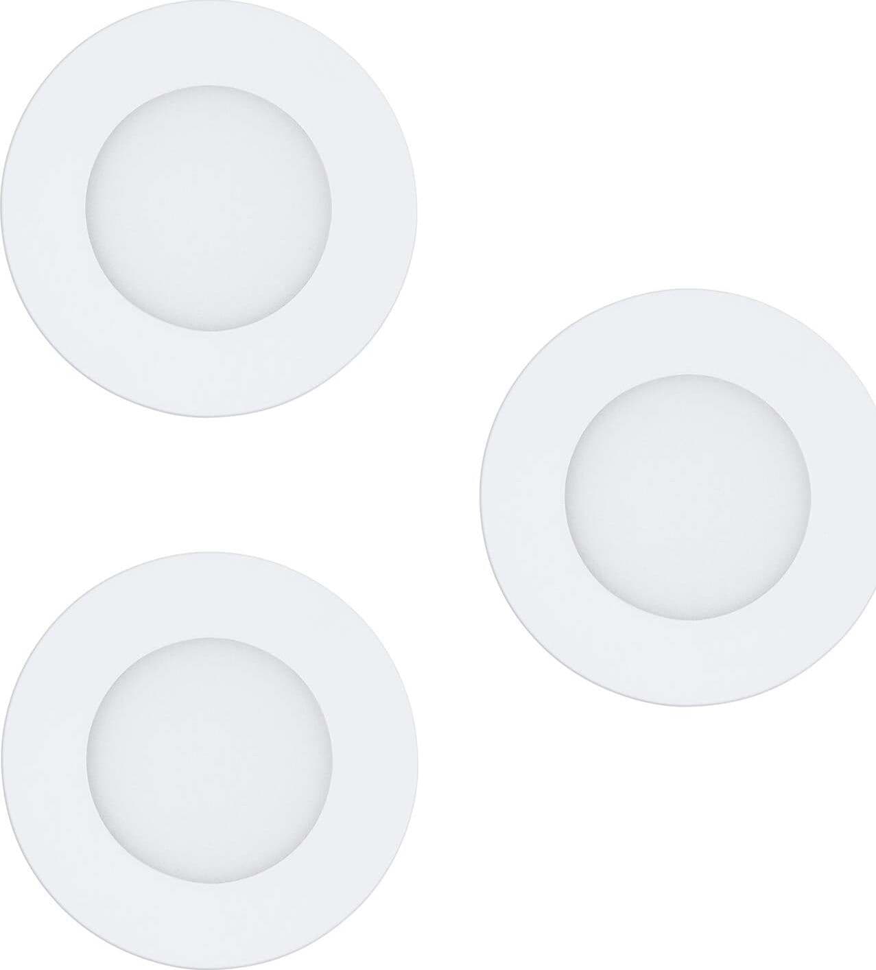Faretto-Ad-Incasso-Moderno-Fueva-Z-In-Acciaio-Bianco-3-Luci-Led-2,8W-2700-6500K