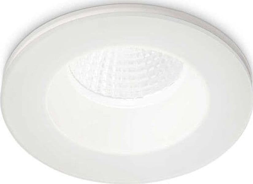 Faretto-Ad-Incasso-Moderno-Room-65-Alluminio-Bianco-Led-8W-3000K-Luce-Calda