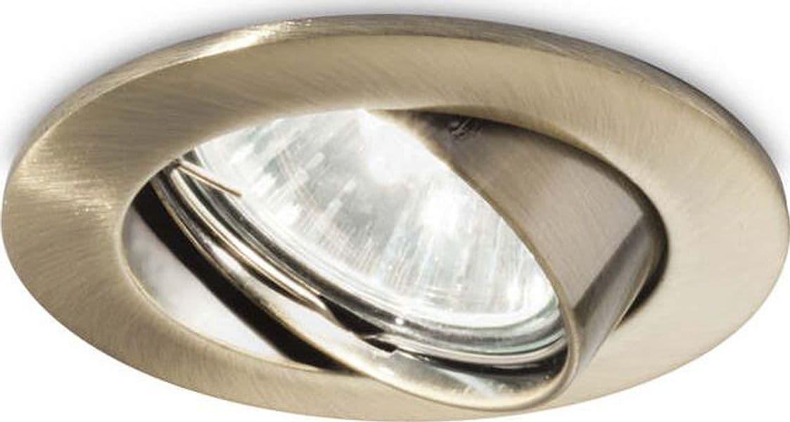 Faretto-Ad-Incasso-Swing-Metallo-Ottone-Brunito-1-Luce-Gu10-Confezione-da-3