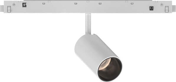 Faretto-Binario-Singolo-Dali-Ego-Alluminio-Bianco-1-Luce-8W-3000K-Luce-Calda