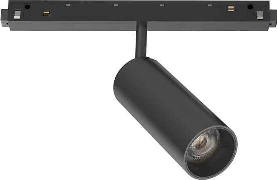 Faretto-Binario-Singolo-On-Off-Ego-Alluminio-Nero-1-Luce-12W-3000K-Luce-Calda
