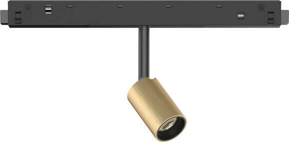 Faretto-Binario-Singolo-On-Off-Ego-Alluminio-Ottone-1-Luce-3W-3000K-Luce-Calda
