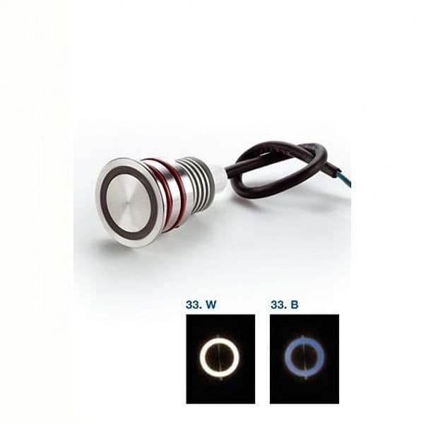 Faretto calpestabile esterni Egoluce Cerchio bianco in Luci per sentieri Brilla Luce - Sarzana, commercioVirtuoso.it